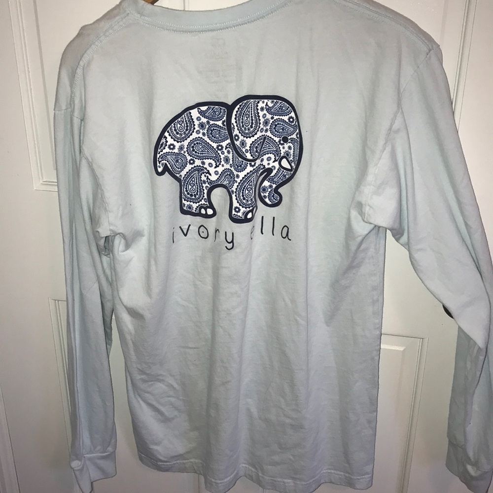 Light blue ivory Ella long sleeve